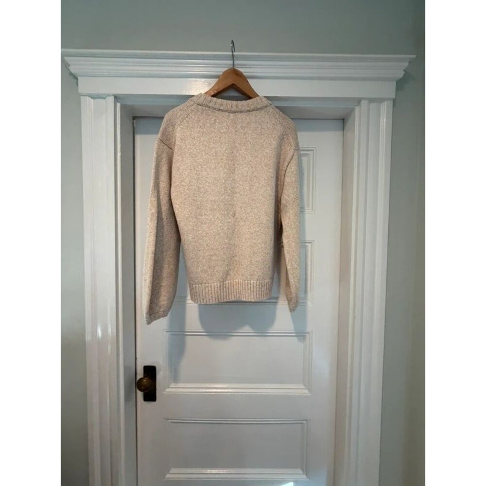 J.Crew Oatmeal colored crewneck sweater - Picture 2 of 5